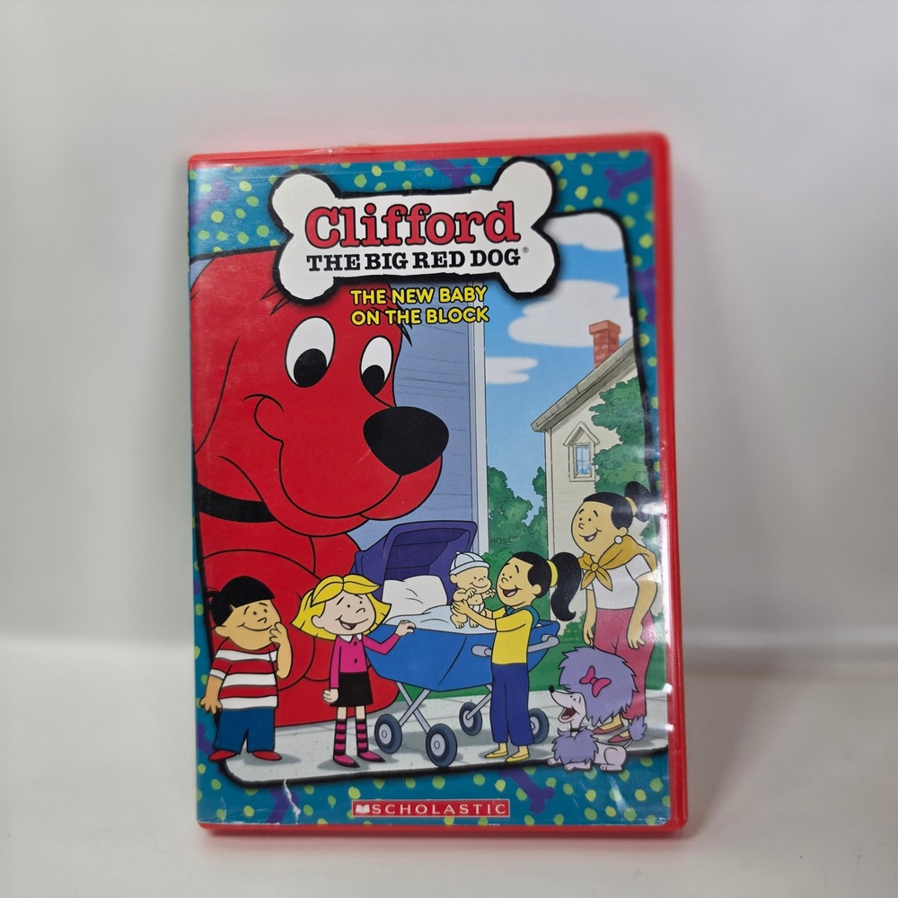Clifford the Big Red Dog The New Baby on the Block DVD Scholastic Kids 2006